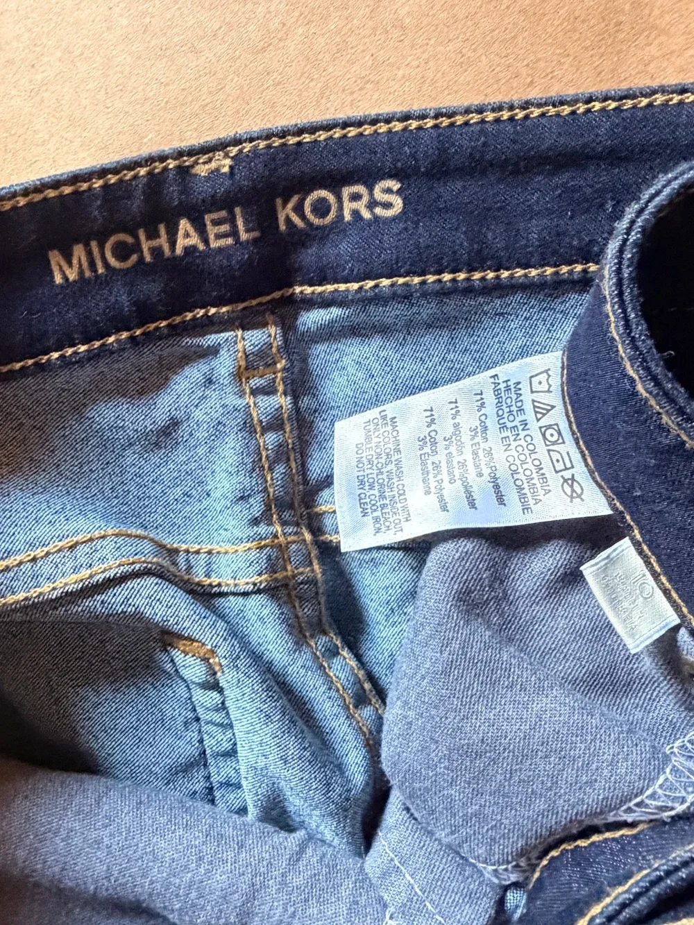 Michael Kors Women's Dark Blue Skinny Jeans Sz 10